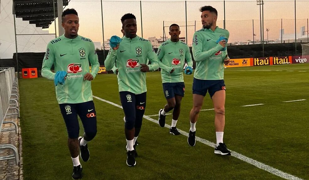 Seleção Brasileira faz primeiro treino. Foto: Guilherme Pereira / TV Globo