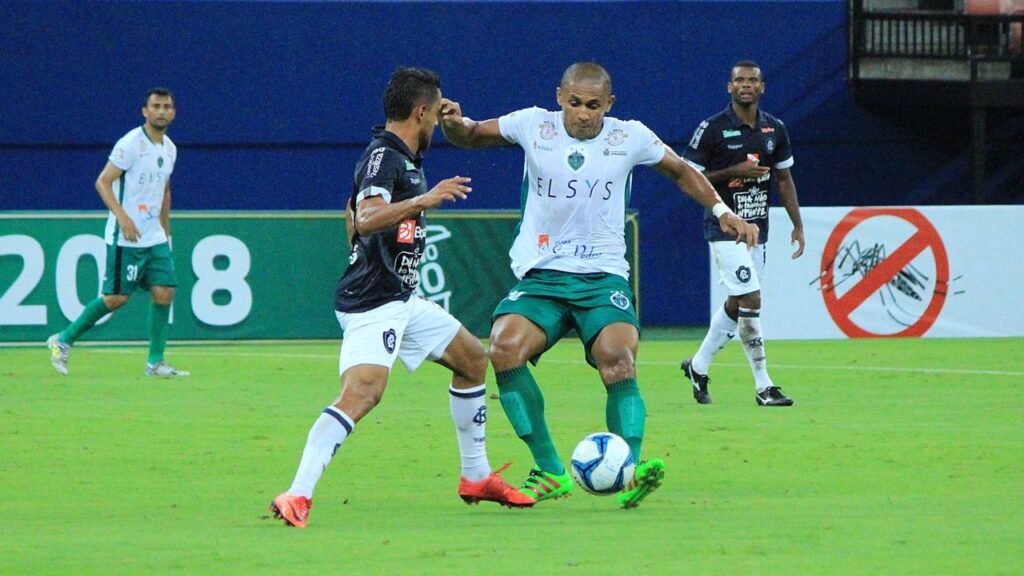 CSA x Manaus: Lance do jogo Manaus x CSA na Copa do Brasil 2018