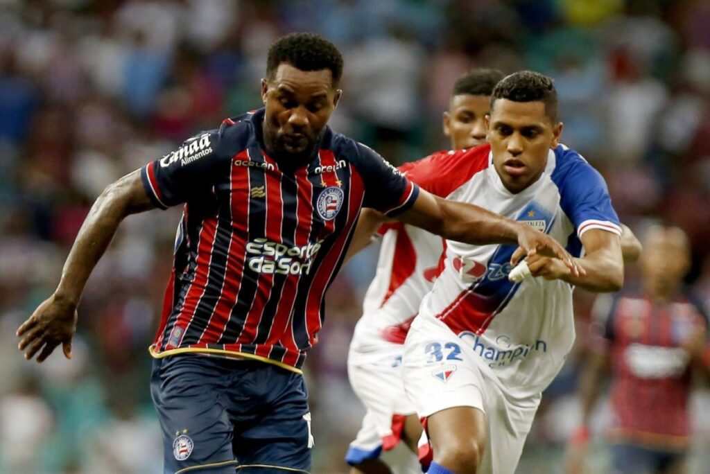 Fortaleza x Bahia: Lance do jogo Bahia x Fortaleza na Copa do Nordeste 2023