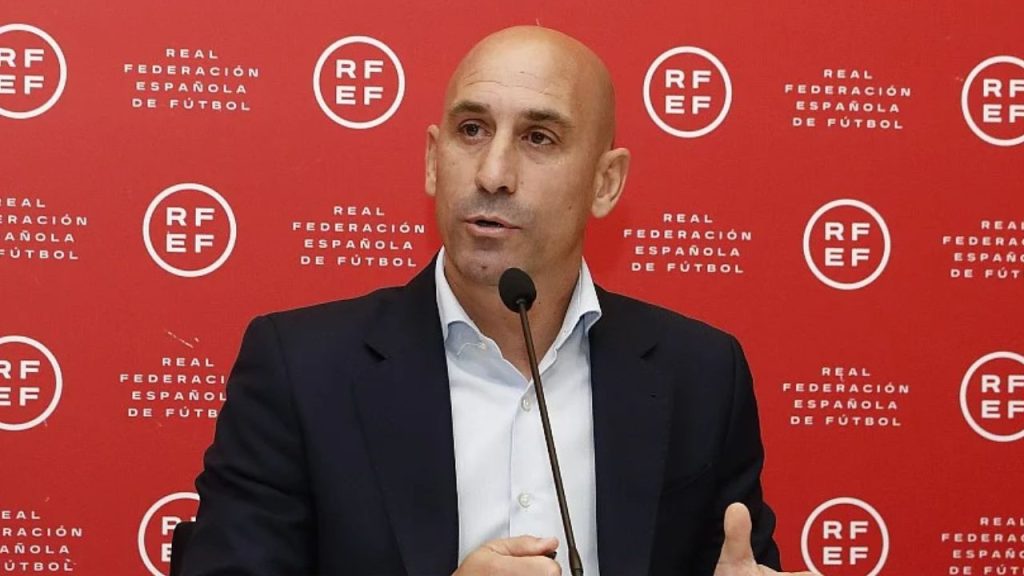 Luis Rubiales, presidente da Federação Espanhola