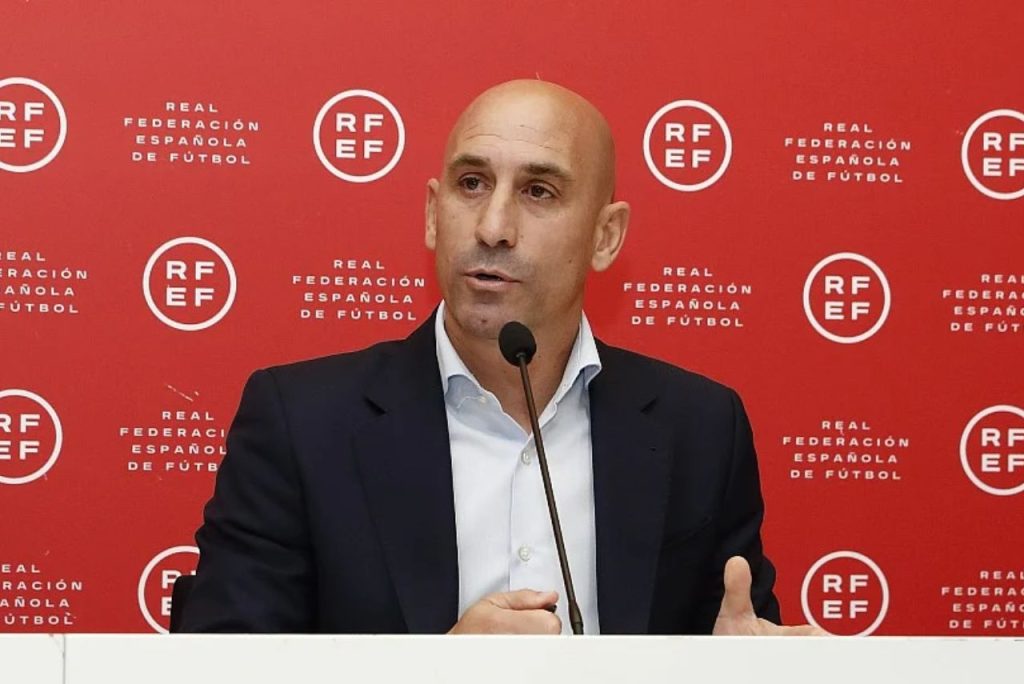 Luis Rubiales, presidente da Federação Espanhola