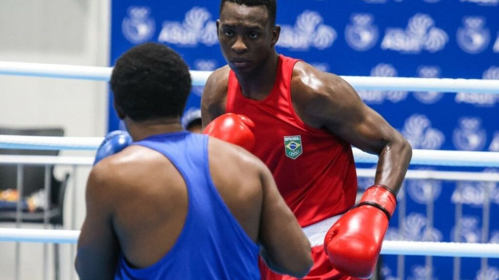 Pugilista Keno Marley no Mundial de Boxe 2023