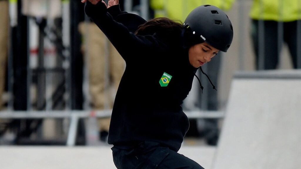 Skatista Rayssa Leal no Pan-Americano Santiago 2023