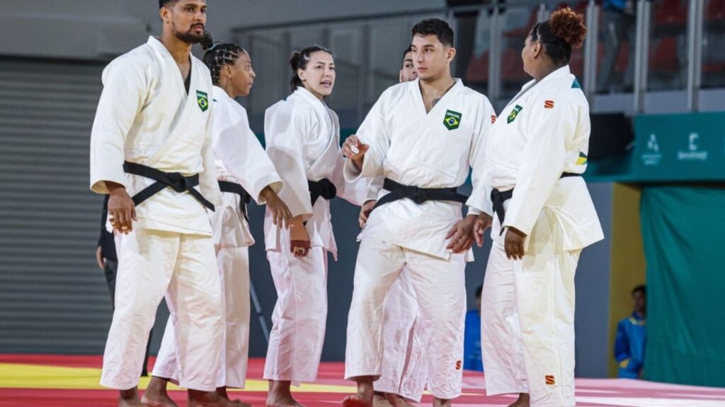 Seleção Brasileira de Judô em disputa por equipes do Pan-Americano Santiago 2023