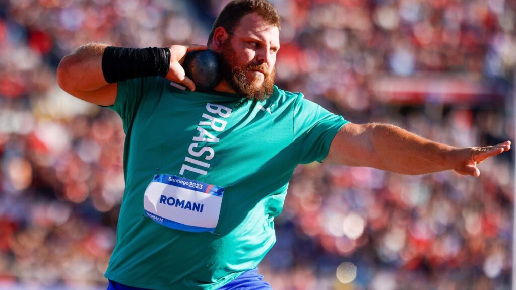Darlan Romani no atletismo dos Jogos Pan-Americanos Santiago 2023