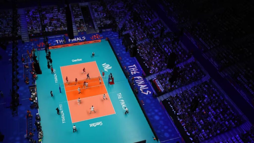 Ginásio das finais da Liga das Nações de Vôlei em 2022