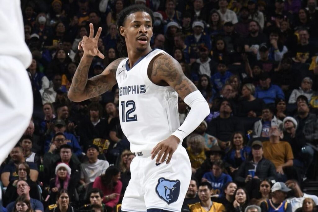 Ja Morant, armador do Memphis Grizzlies na NBA